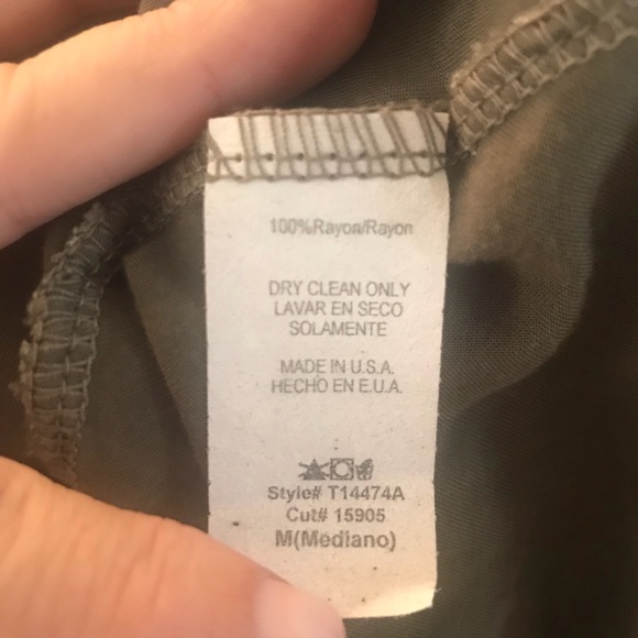 Ombré Olive Tank style dress by Cookies Hawaii - Picture 6 of 6